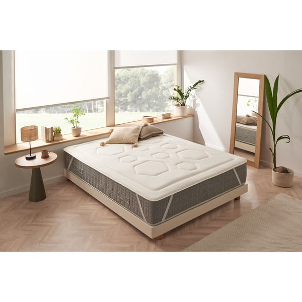 Topper bifacciale in schiuma 200x180 cm Premium - Moonia-image-1