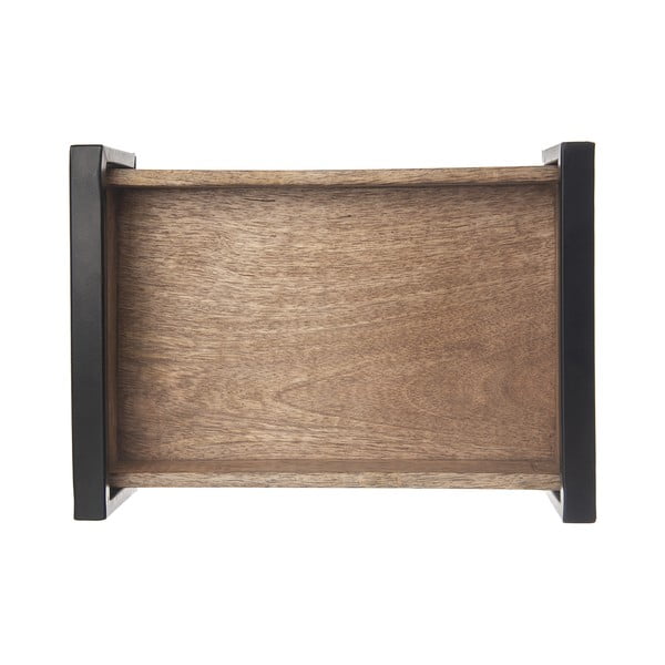 Vassoio da portata in legno 22x31 cm Mango - Orion-image-2