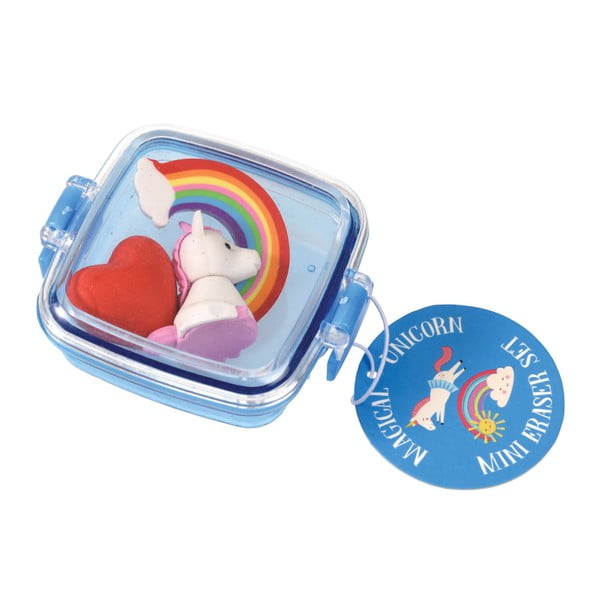 Set di 3 gomme in scatola Magical Unicorn - Rex London-image-2