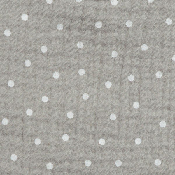 Bavaglini di mussola grigi in set da 2 - Bébé Douceur-image-1