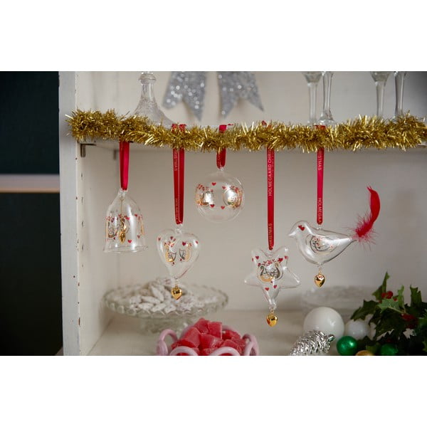 Decorazione per albero di natale in vetro soffiata a mano ø 5,5 cm Ann-Sofi Romme Annual Christmas Bell 2025 – Holmegaard-image-4