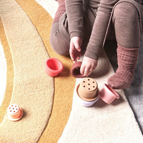 Tappeto per bambini in misto lana 80x140 cm Banana – OYOY Mini-image-3