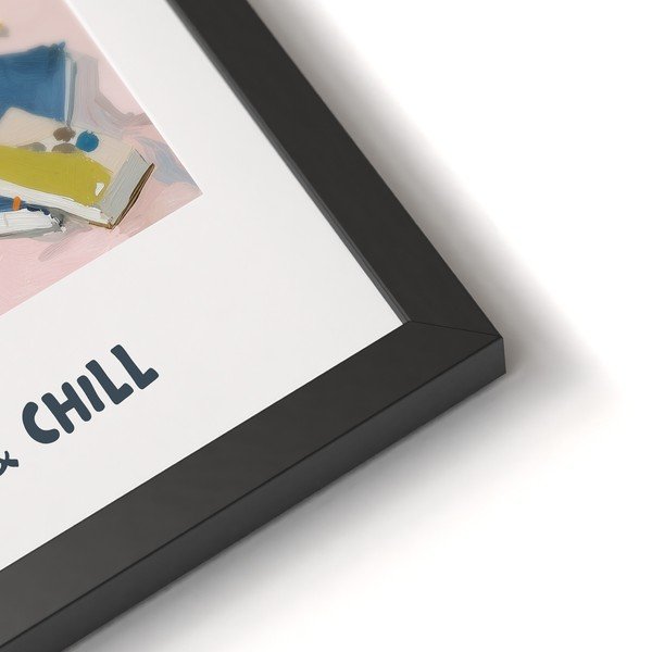Dipinto stampato con cornice inclusa 30x40 cm Catflix – Styler-image-3