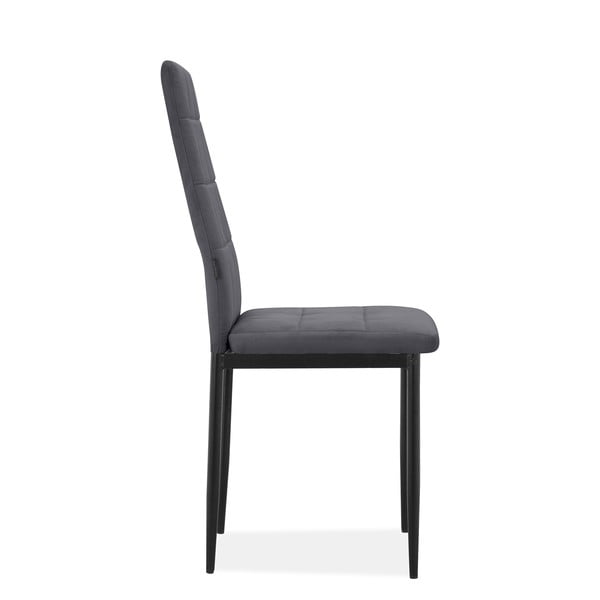 Set di sedie da pranzo in velluto color antracite 2 pz Becca - Støraa-image-4