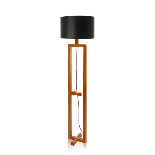 Stojací lampa Dal Black  Walnut