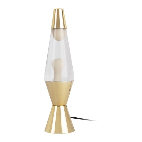 Lampada da tavolo color oro (altezza 37 cm) Glitter - Leitmotiv