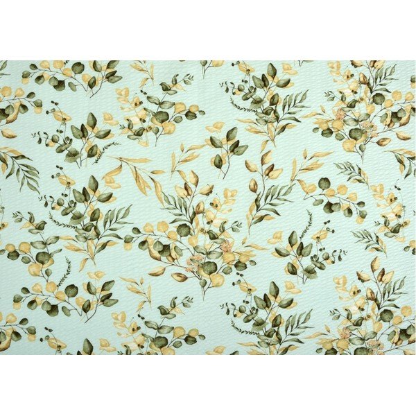 Lenzuola in crêpe verde chiaro per letto matrimoniale 200x220 cm Autumn Breeze - Unknown-image-1