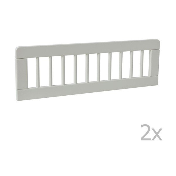 Set di 2 barriere per lettino bianche, 160 x 70 cm Basic - Pinio-image-1