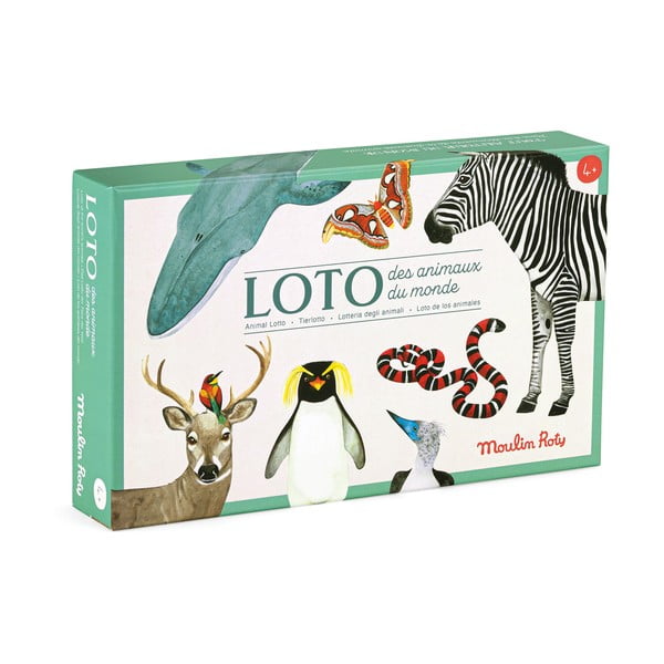 Gioco da tavolo Loto Zvířátka - Moulin Roty-image-1
