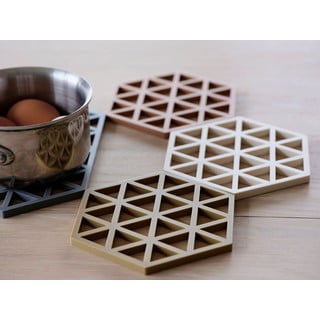 Tappetino in silicone per pentole 24x14 cm Triangles - Zone