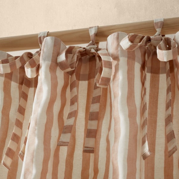 Tenda sottile color terracotta 140x183 cm Zanzibar Stripe – Pineapple Elephant-image-2