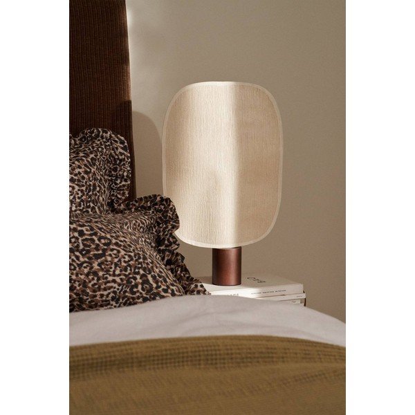 Lampada da tavolo marrone/color crema in carta (altezza totale 44 cm) Mai Le – Ellos Home-image-2