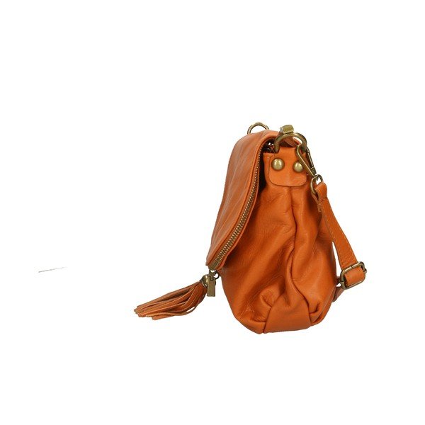Borsa in pelle marrone cognac Marrone - Chicca Borse-image-3