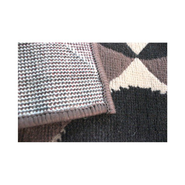 Tmavě hnědý koberec Flair Rugs Carnaby Chocolate, 80 x 150 cm-image-2