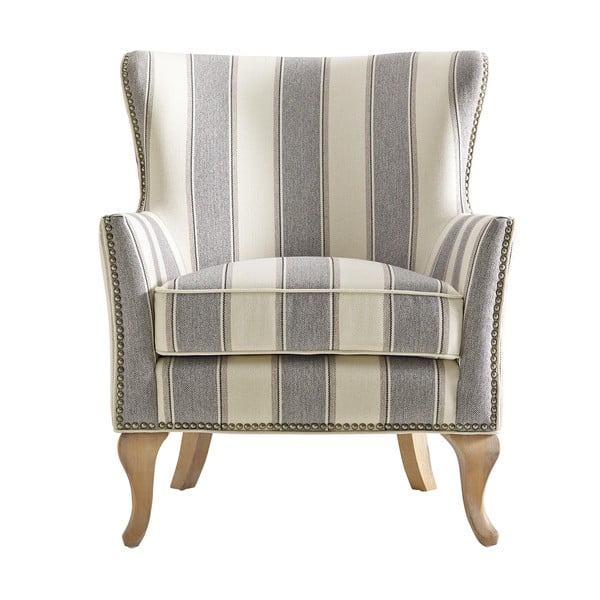 Poltrona grigia/beige Reva – Støraa-image-1