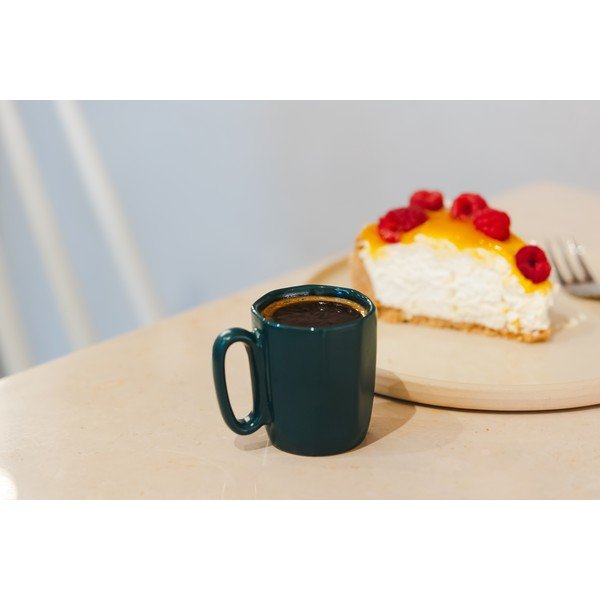 Tazze in set per espresso in verde scuro in gres 2 pz 80 ml Fuori – Vialli Design-image-1