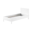 Letto da bambini bianco in pino massiccio rete non inclusa 90x200 cm Eva – Vipack