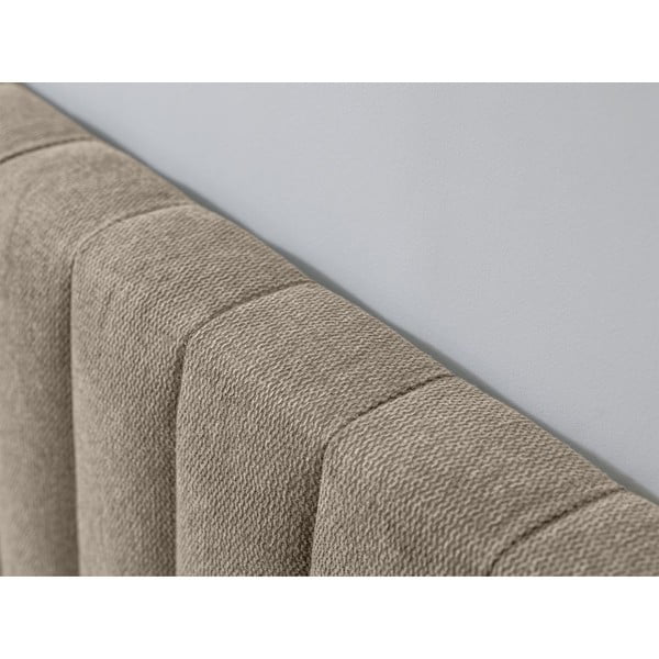 Letto matrimoniale beige/naturale con griglia 160x200 cm Oceane - Bobochic Paris-image-3