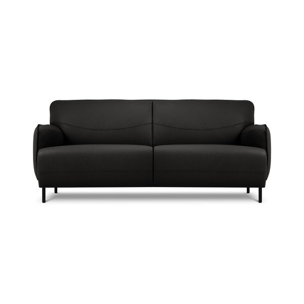 Divano in pelle nera , 175 x 90 cm Neso - Windsor & Co Sofas