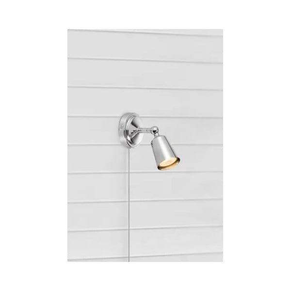 Lampada da parete argentata con alimentazione a corrente Tiny – Markslöjd-image-1