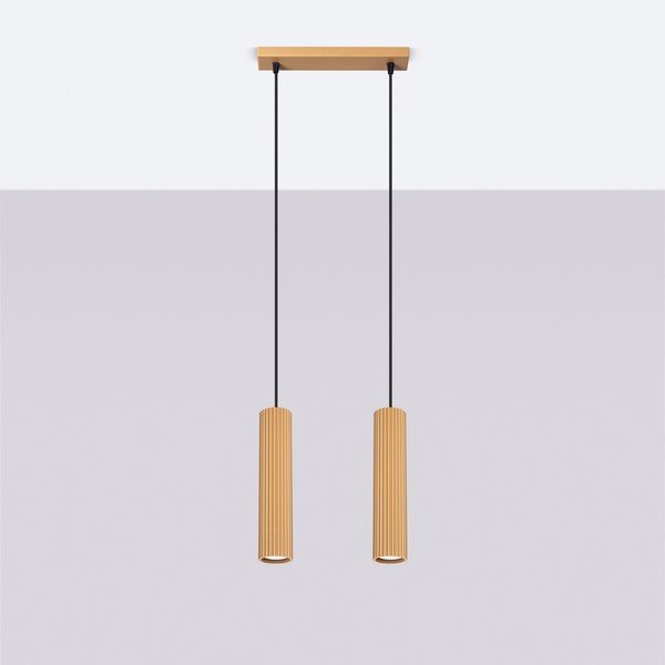 Lampadario dorato Gleam – Sollux-image-4