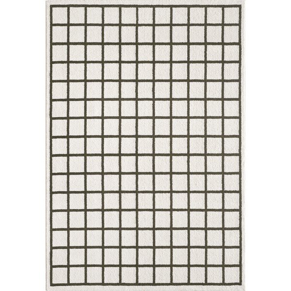 Tappeto verde scuro/crema 160x230 cm Picnic - ESTE