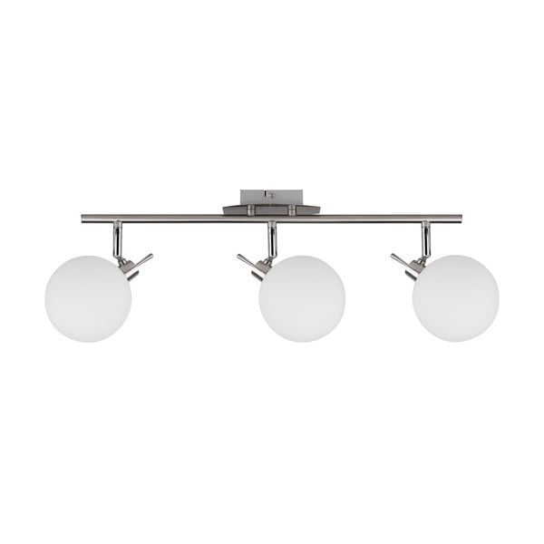 Lampada da soffitto in argento con paralume in vetro 12x62 cm Ghost - Candellux Lighting