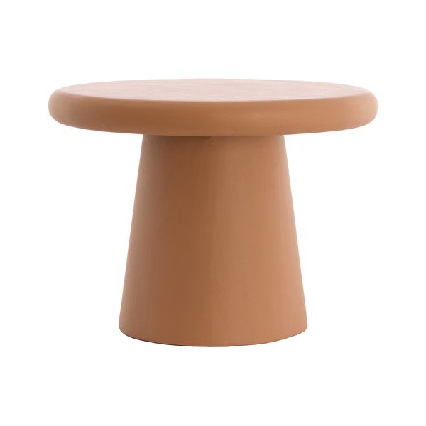 Tavolino da salotto rotondo color terracotta ø 60 cm Kulona – Light & Living