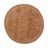 Tappeto rotondo color mattone in cotone lavabile e tessuto a mano ø 110 cm Perla Toffee – Nattiot