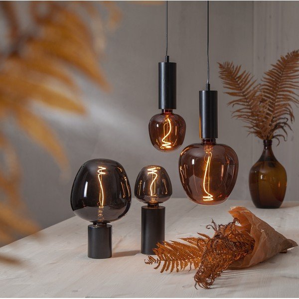 Lampadina decorativa a LED caldo E27, 2 W Black Apple - Star Trading-image-4