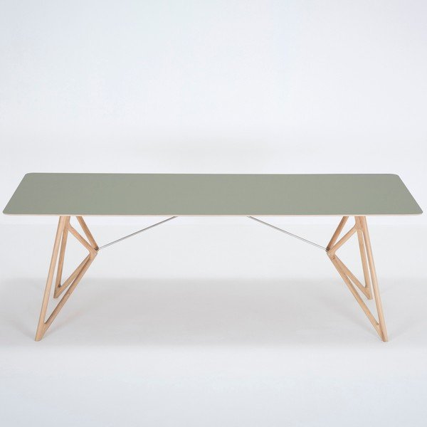 Tavolo da pranzo in rovere 220x90 cm Tink - Gazzda-image-4