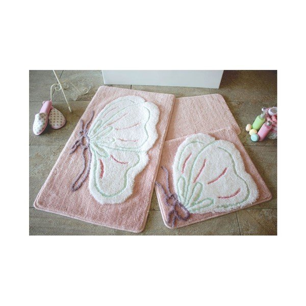 Set di 3 tappeti da bagno Insect - Foutastic