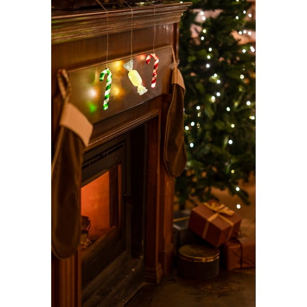 Decorazione natalizia luminosa bianca a sospensione ø 1,5 cm Hannah – Sirius-image-4