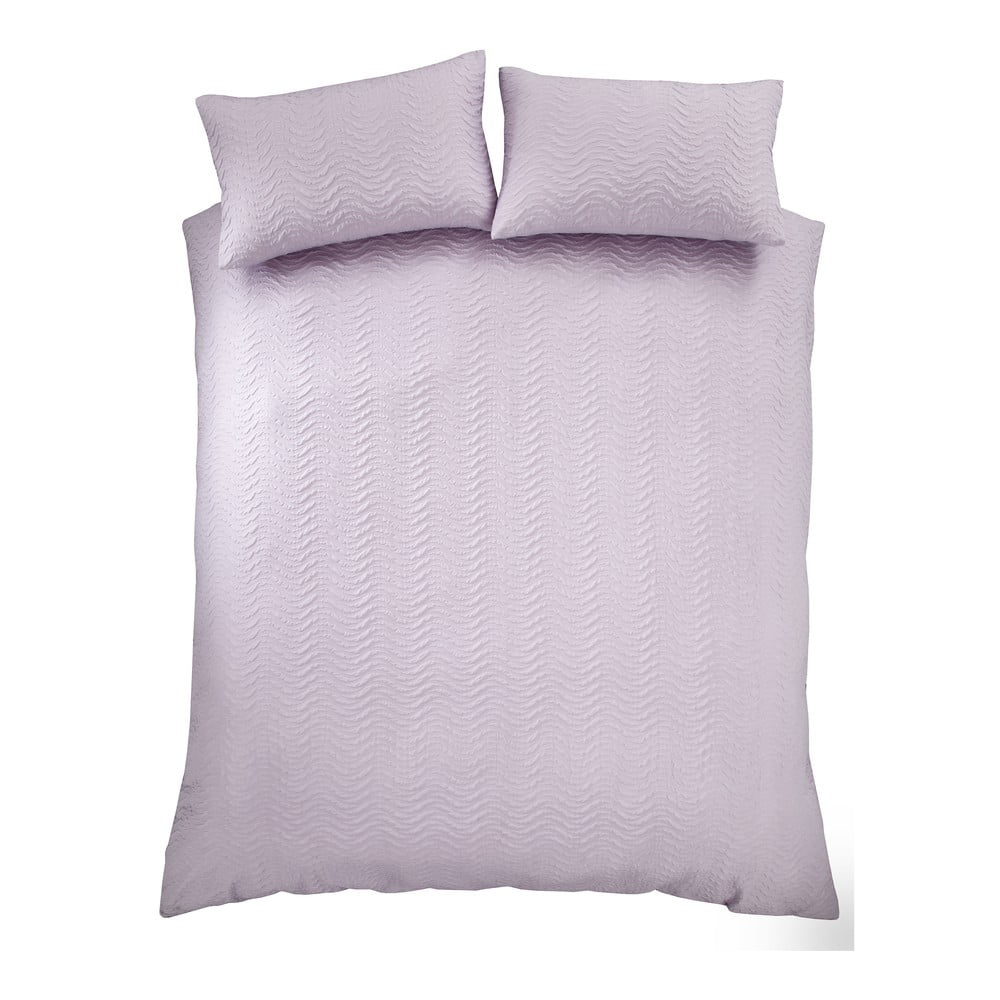 Biancheria da letto lavanda per letto singolo 135x200 cm Heatset Wave – Catherine Lansfield | Biancheria da letto