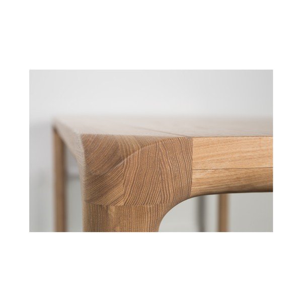 Tavolo da pranzo con effetto frassino 90x180 cm Storm – Zuiver-image-4