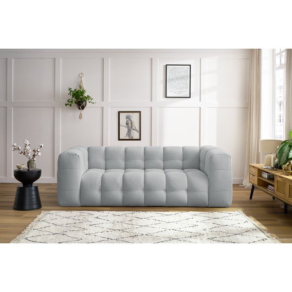 Divano grigio chiaro 232 cm Cloud - Bobochic Paris-image-1