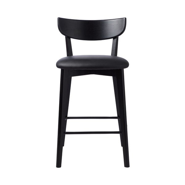 Sgabello da bar nero (altezza seduta 67 cm) Pero - Unique Furniture-image-1