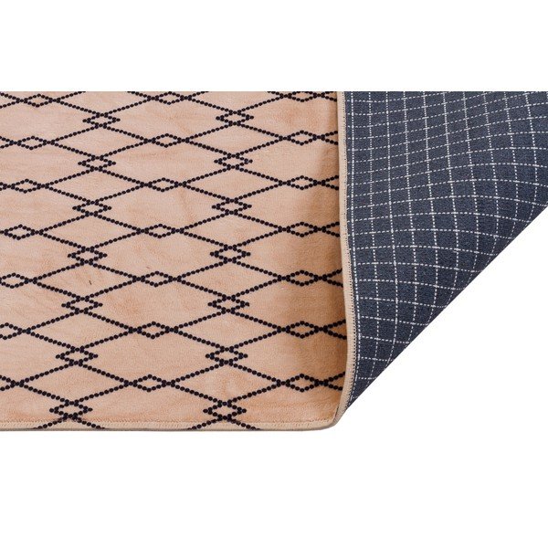 Tappeto lavabile marrone 200x80 cm - Vitaus-image-2