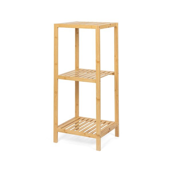 Scaffale per il bagno di colore naturale in bambù 37x83 cm Skaren – Bonami Essentials