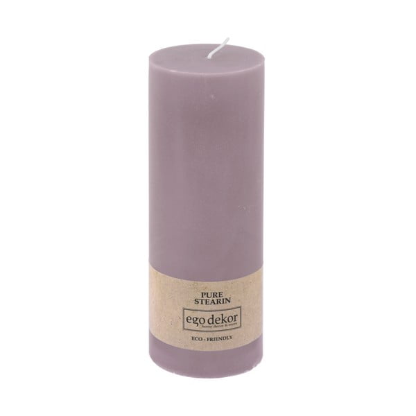 Candela Friendly viola, tempo di combustione 60 h Eco - Eco candles by Ego dekor