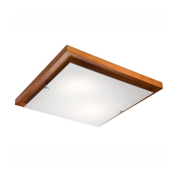 Plafoniera marrone 35x35 cm Pedro – LAMKUR