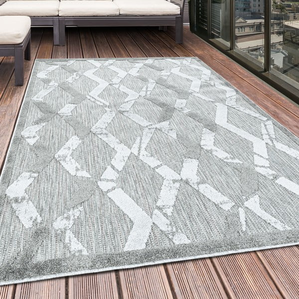 Tappeto per esterni grigio chiaro 200x290 cm Bahama - Ayyildiz Carpets-image-1