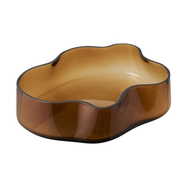 Vassoio decorativo in vetro 29,5x24 cm – House Nordic