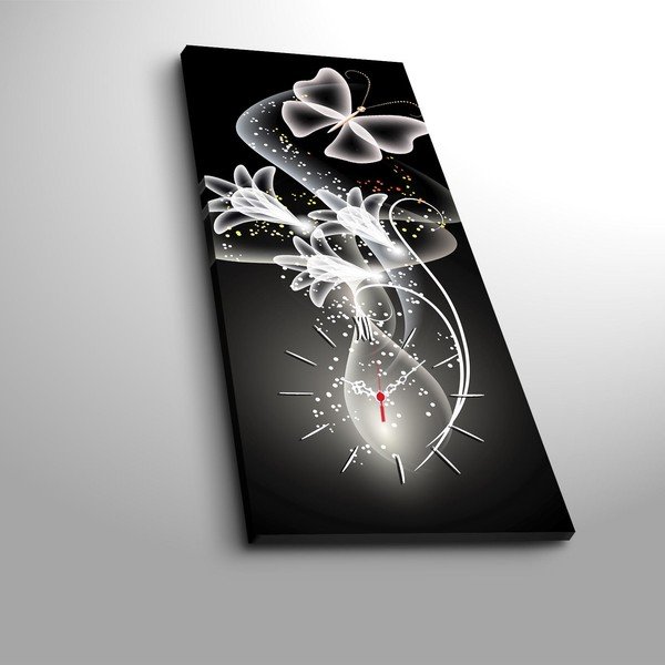 Orologio decorativo da parete Butterfly, 30 x 70 cm - ClockArt-image-3