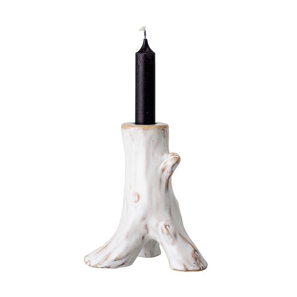 Candeliere in gres bianco Ceppo - Bloomingville-image-2