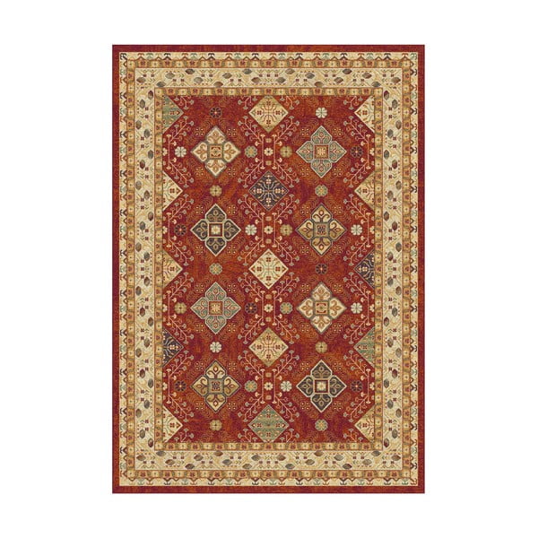 Tappeto beige e rosso Nova Ornamenti, 57 x 110 cm - Universal