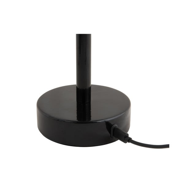 Lampada da tavolo a LED nera con paralume in metallo (altezza 24,5 cm) James - Leitmotiv-image-4