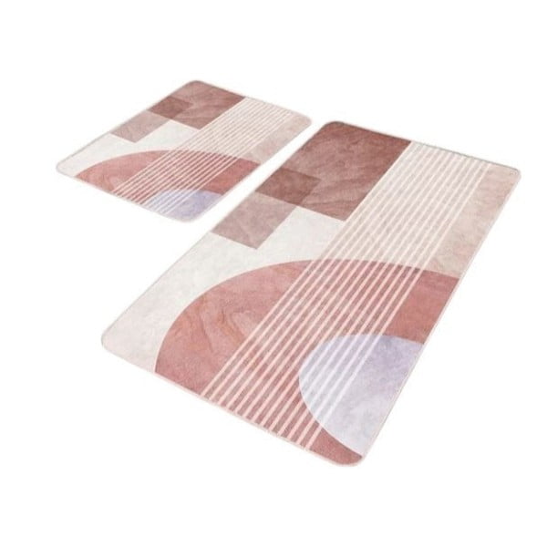 Set di tappetini per il bagno in velluto 2 pz 60x100 cm – Mila Home