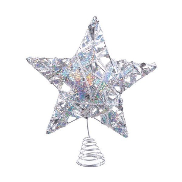 Puntale per albero di Natale in metallo Star – Casa Selección
