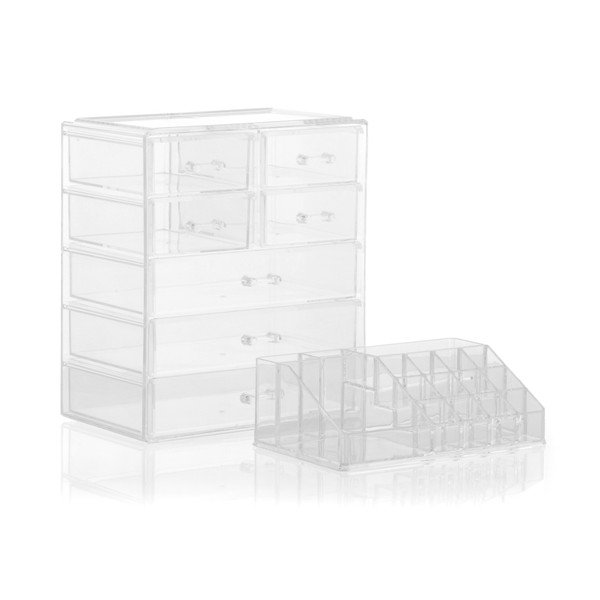 Organizzatore trasparente per cosmetici - InnovaGoods-image-3